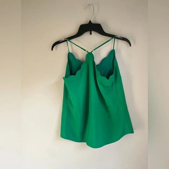 Jcrew scalloped‎ tank top size 2 - Picture 4 of 5
